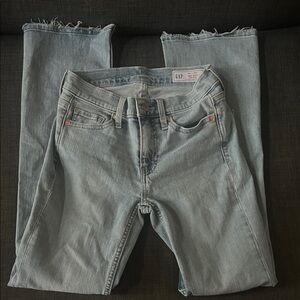 GAP Light Blue Baby boot mid-rise Jeans Never worn